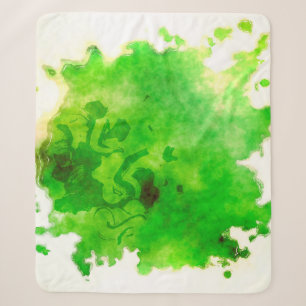 Farbfarbe Aquarellfarbe Sherpadecke