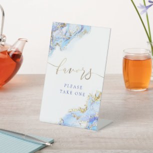 Farbfarbe Blau bevorzugt Podestzeichen Sockelschild