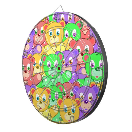 FARBFARBEN DARTSCHEIBE (Vorderseite rechts)