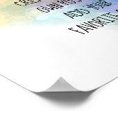 Farbfarben fügen Ihren Text für eine benutzerdefin Poster (Ecke)