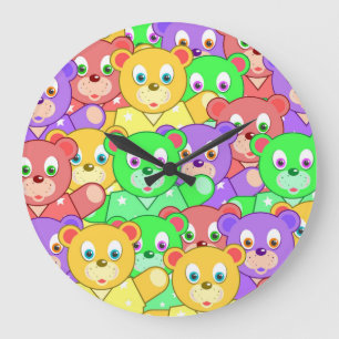 FARBFARBEN GROßE WANDUHR