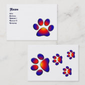 FARBFARBEN, weiß Visitenkarte (Vorne/Hinten)