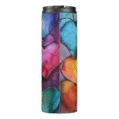 FARBFARBENE ALKOHOL-FARBE SCHAUEN VALENTINE HERZEN THERMOSBECHER (Rückseite)