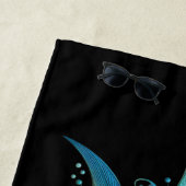 FARBFARBENE ELABORATE DEKORIERT WALZFISCH STRANDTUCH (Beispiel)