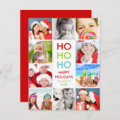 FARBFARBENE FARBE | FERIENFOTOKARTE FEIERTAGSKARTE (Vorne/Hinten)