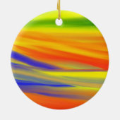 FARBFARBENE RAINBOINBOINKUNST KERAMIK ORNAMENT (Hinten)