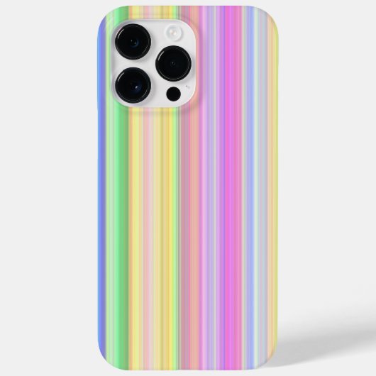 FARBFARBENER BLAU GREEN GELBE LILA STREIFEN Case-Mate iPhone HÜLLE (Rückseite)