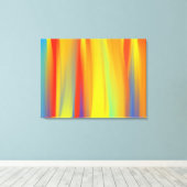 FARBFARBENER RAINBODEN ART. 2 LEINWANDDRUCK (Insitu (Holzboden))