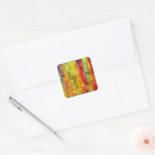 FARBFARBENER RAINBODEN ART. 2 QUADRATISCHER AUFKLEBER (Umschlag)