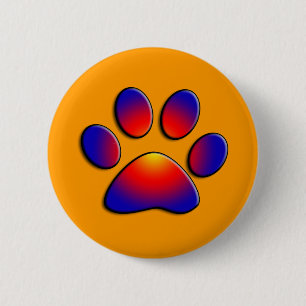 FARBFARBENER ZAHLEN, Orange Button