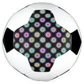 FARBFARBENES BLUMENMUSTER FUßBALL (Gedreht)