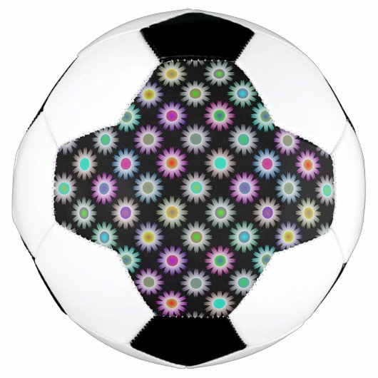 FARBFARBENES BLUMENMUSTER FUßBALL (Vorderseite)