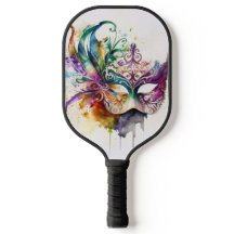 FARBFARBENES WATERCOLOR MARDI GRAS MASK