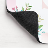 Farbfarbenfrohe, farbige, farbige Monogramm Mousepad (Ecke)