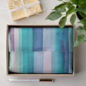 Farbfarbenfrohe Streifen Papiertücher Seidenpapier (Geschenk)