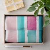 Farbfarbenfrohe Streifen Papiertücher Seidenpapier (Geschenk)