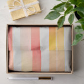 Farbfarbenfrohe Streifen Papiertücher Seidenpapier (Geschenk)