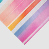 Farbfarbenfrohe Streifen Papiertücher Seidenpapier (Ausschnitt)