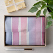 Farbfarbenfrohe Streifen Papiertücher Seidenpapier (Geschenk)