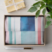 Farbfarbenfrohe Streifen Papiertücher Seidenpapier (Geschenk)