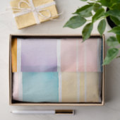 Farbfarbenfrohe Streifen Papiertücher Seidenpapier (Geschenk)