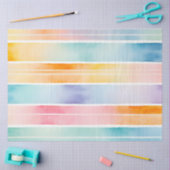 Farbfarbenfrohe Streifen Papiertücher Seidenpapier (Basteln)