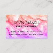 Farbfarbenkupplung Visitenkarte (Rückseite)