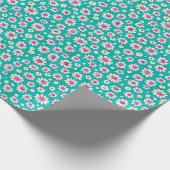 Farbfarbenmuster Rosa und Gelb Geschenkpapier (Ecke)