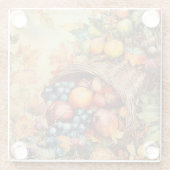 FARBFARBFALL CORNUCOPIA GLASUNTERSETZER (Rückseite)