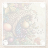 FARBFARBFALL CORNUCOPIA GLASUNTERSETZER (Rückseite)