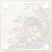 FARBFARBFALL CORNUCOPIA GLASUNTERSETZER (Rückseite)