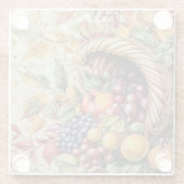 FARBFARBFALL CORNUCOPIA GLASUNTERSETZER (Rückseite)