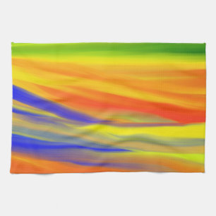 FARBFARBFARBENER RAINBODEN 3 GESCHIRRTUCH