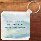 FARBFARBFISCH, KÜSTENSTRANDVERMIETUNG SCHLÜSSELANHÄNGER (Rückseite)