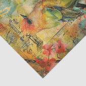 FARBFARBIGE GEMISCHTE MEDIA BIRD DECOUPAGE SEIDENPAPIER (Ausschnitt)