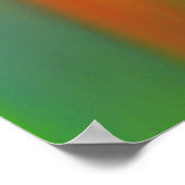 FARBFARBIGE HAUTFLÄCHE ART 5 POSTER (Ecke)