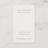 Farbfarbige Konfetti-Logo 3 Vorzeigeanzeige Visitenkarte (Rückseite)