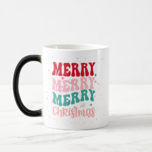 FARBFARBIGE MERRY CHRISTMAS TASSE
