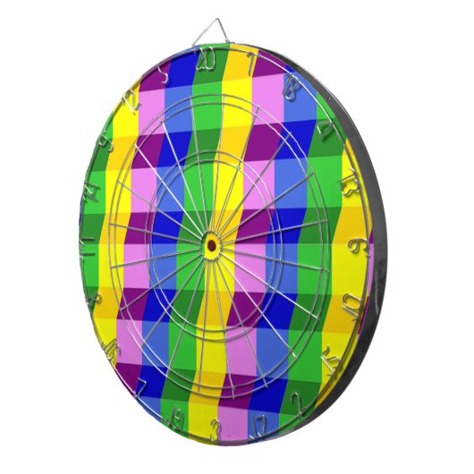 FARBFARBIGE MUSTER DARTSCHEIBE (Vorderseite rechts)