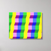 FARBFARBIGE MUSTER LEINWANDDRUCK (Vorderseite)