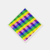 FARBFARBIGE MUSTER SERVIETTE (Ecke)