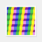 FARBFARBIGE MUSTER SERVIETTE (Vorderseite)