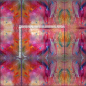 FARBFARBIGE PINK FUCHSIA BLAUE ABSTRAKT STOFF (Kachel)