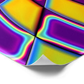 FARBFARBIGE RÜCKKEHR POSTER (Ecke)