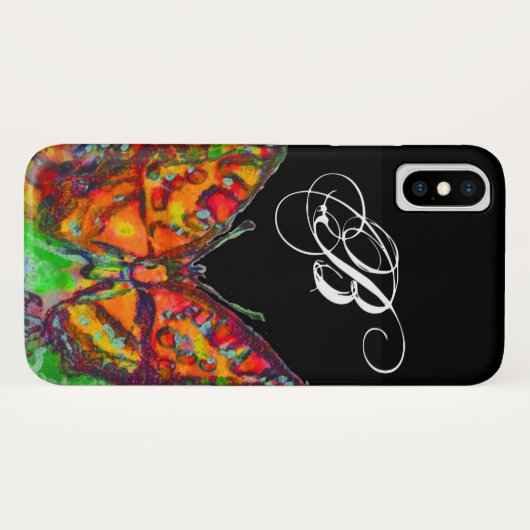 FARBFARBIGE SCHALTFLEUNDSCHAFT ROTES GOLD GELBE MO Case-Mate iPhone HÜLLE (Rückseite (Horizontal))