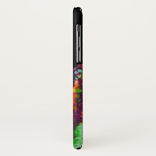 FARBFARBIGE SCHALTFLEUNDSCHAFT ROTES GOLD GELBE MO Case-Mate iPhone HÜLLE (Hinten/Links)