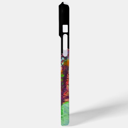 FARBFARBIGE SCHALTFLEUNDSCHAFT ROTES GOLD GELBE MO Case-Mate iPhone HÜLLE (Rückseite / Links)