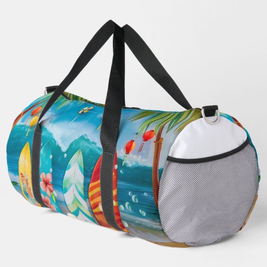 FARBFARBIGE SOMMERGRENZEN DUFFLE BAG (Rechte Ecke)