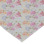 FARBFARBIGE SWEETPEAS KURZER TISCH RUNNER TISCHLÄUFER (Ecke)