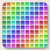 FARBFARBIGE TILPLÄTZE GETRÄNKEUNTERSETZER (Vorderseite)